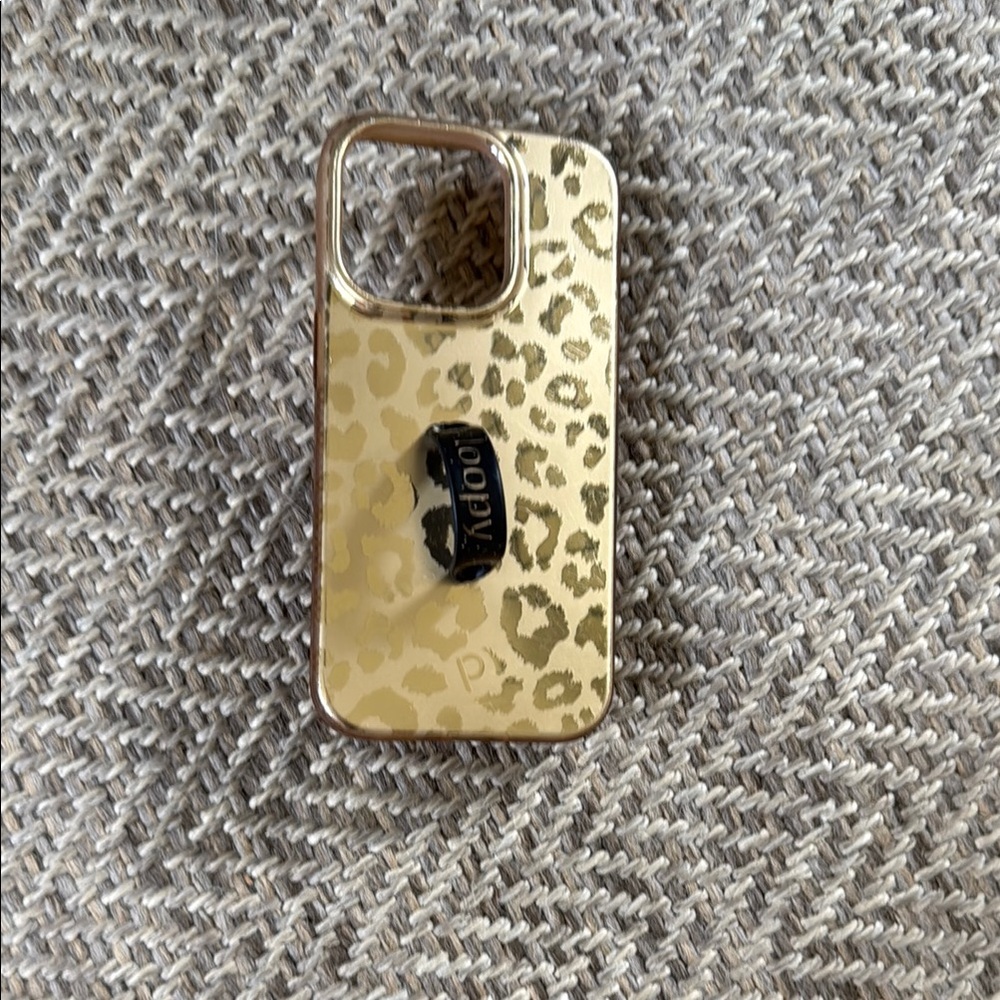 Loopy Case Gold Leopard | Metallic Edition iPhone 14 Pro Case